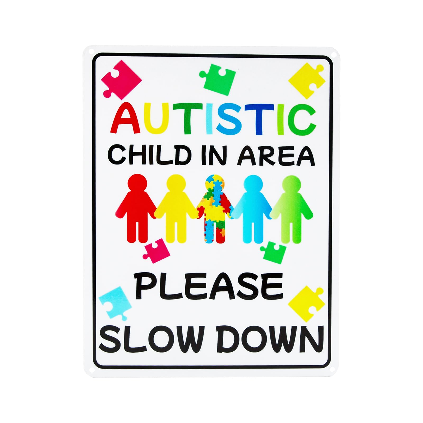 Amazon.com : Autistic Child Sign,Autistic Child in Area Street